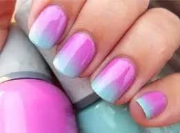 Gradient Nail Art Designs for Short Nails