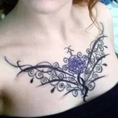 Chest Tattoos for women