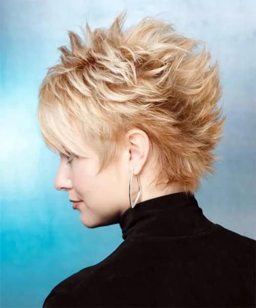 Short spiky hairstyle ideas