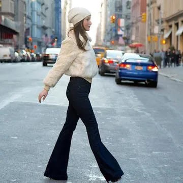 Wear with Blush Pink Faux Fur Top