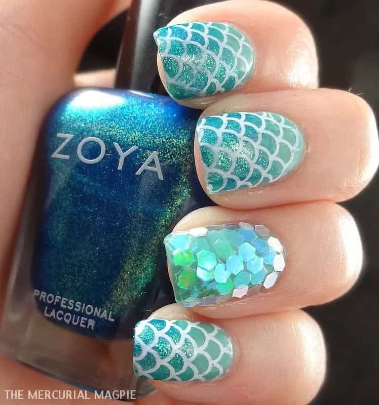 Mermaid nail designs