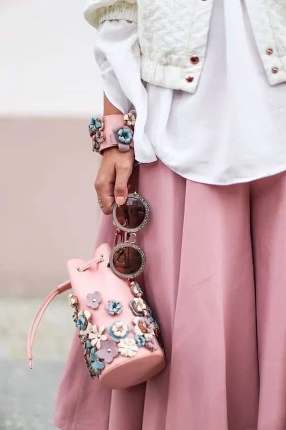 Floral Rucksack Clutch