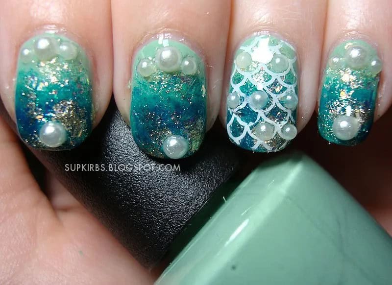 Mermaid nail designs