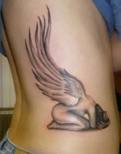 67 Heavenly Beautiful Angel Tattoos For Girls