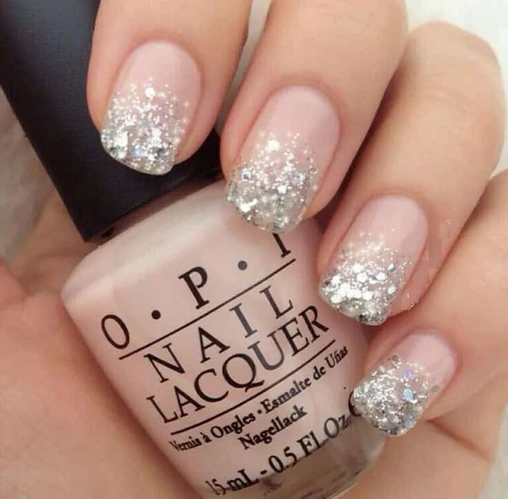 Glitter Ombre Nails