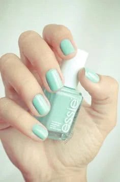 Pastel color nails