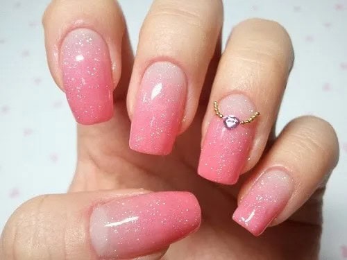 Pink nails