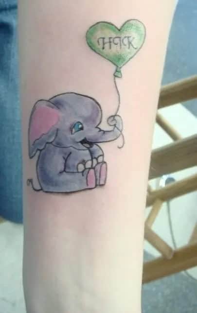 What does an elephant tattoo mean?