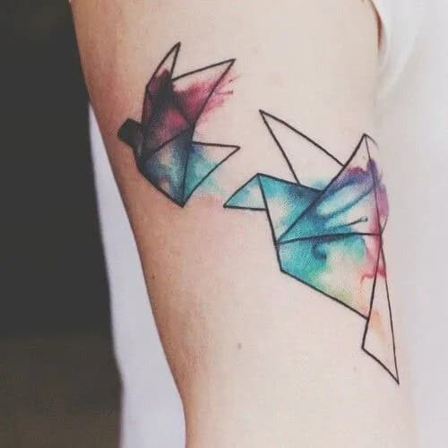 Origami tattoos