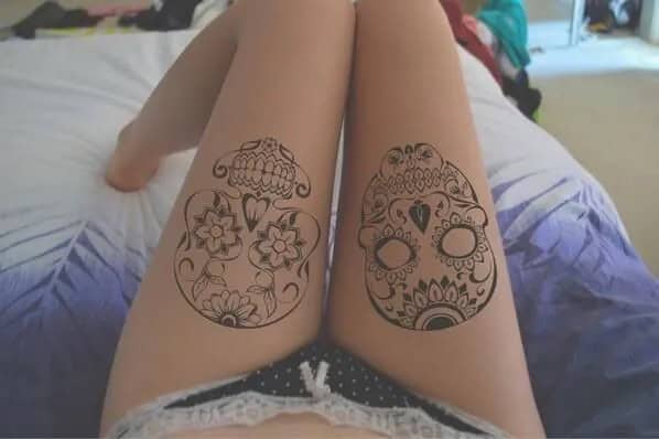 Thigh Tattoos for Women