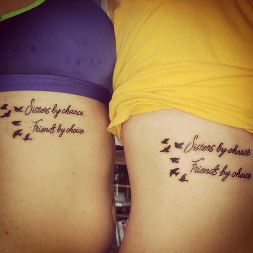 What is a sister tattoo?