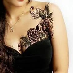 Chest Tattoos for women