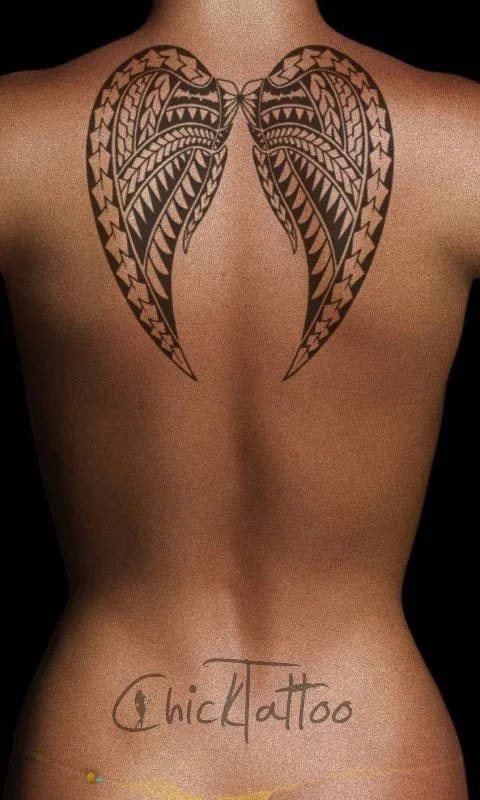 WING TATTOOS are the symbol of lightness and spirituality.