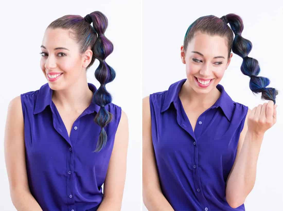 Segmented Ponytail