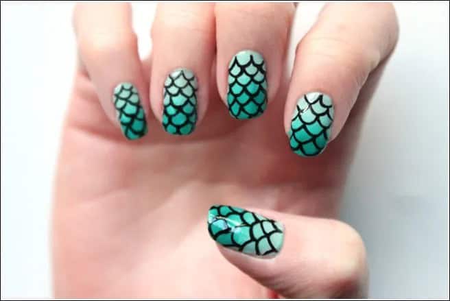 Mermaid nail designs