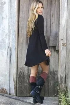 Wear with Knee High Socks & Mid-Calf Boots