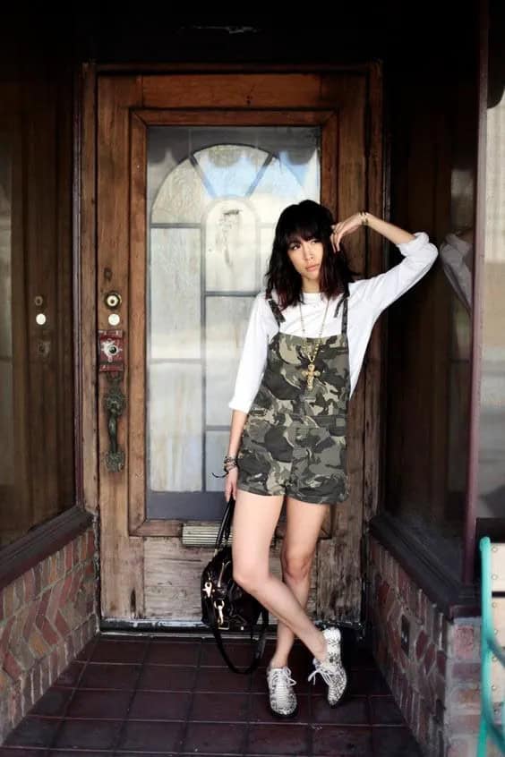 Camo Romper Overalls