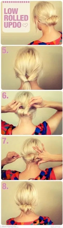 Twisted easy updo