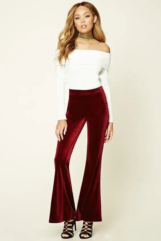 Velvet Flare Leggings