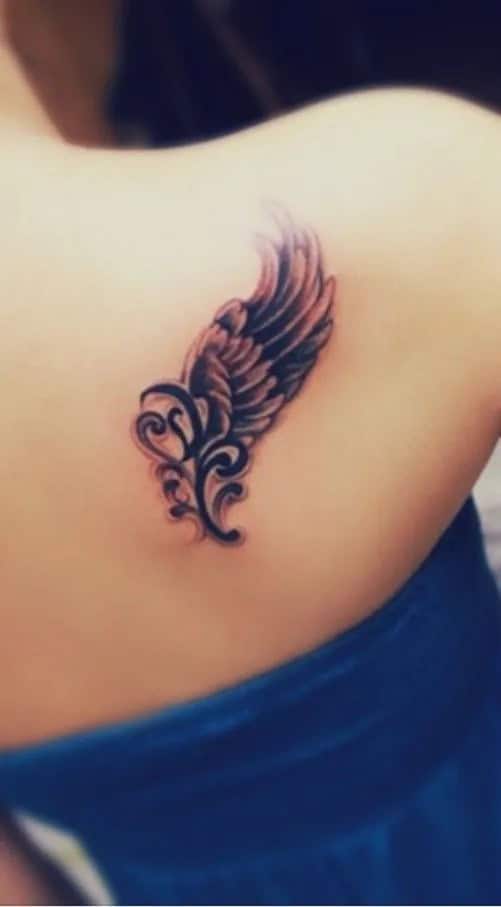 WING TATTOOS are the symbol of lightness and spirituality.