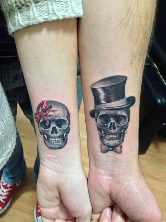 MR. & MRS. SKULL TATTOOS