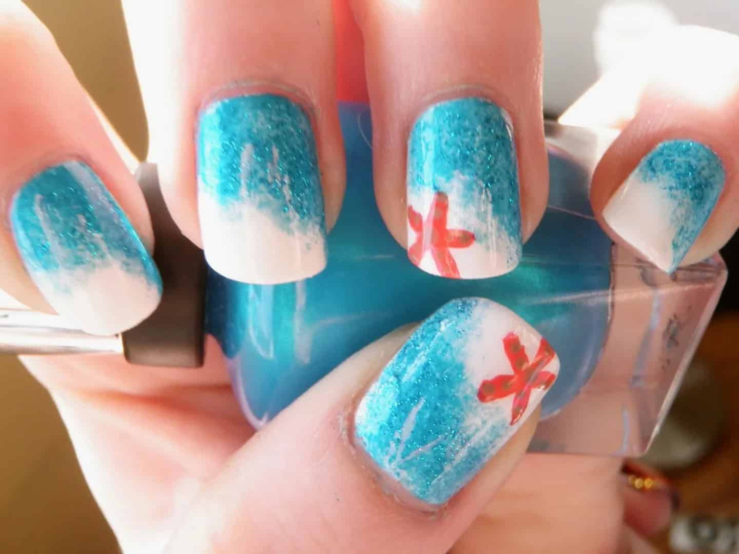 Beach nail designs