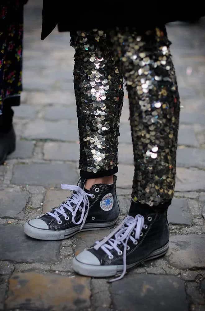 Converse with leggings