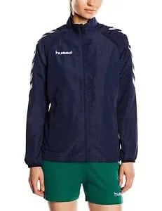 Navy Blue Sports Jacket with Green Mini Shorts