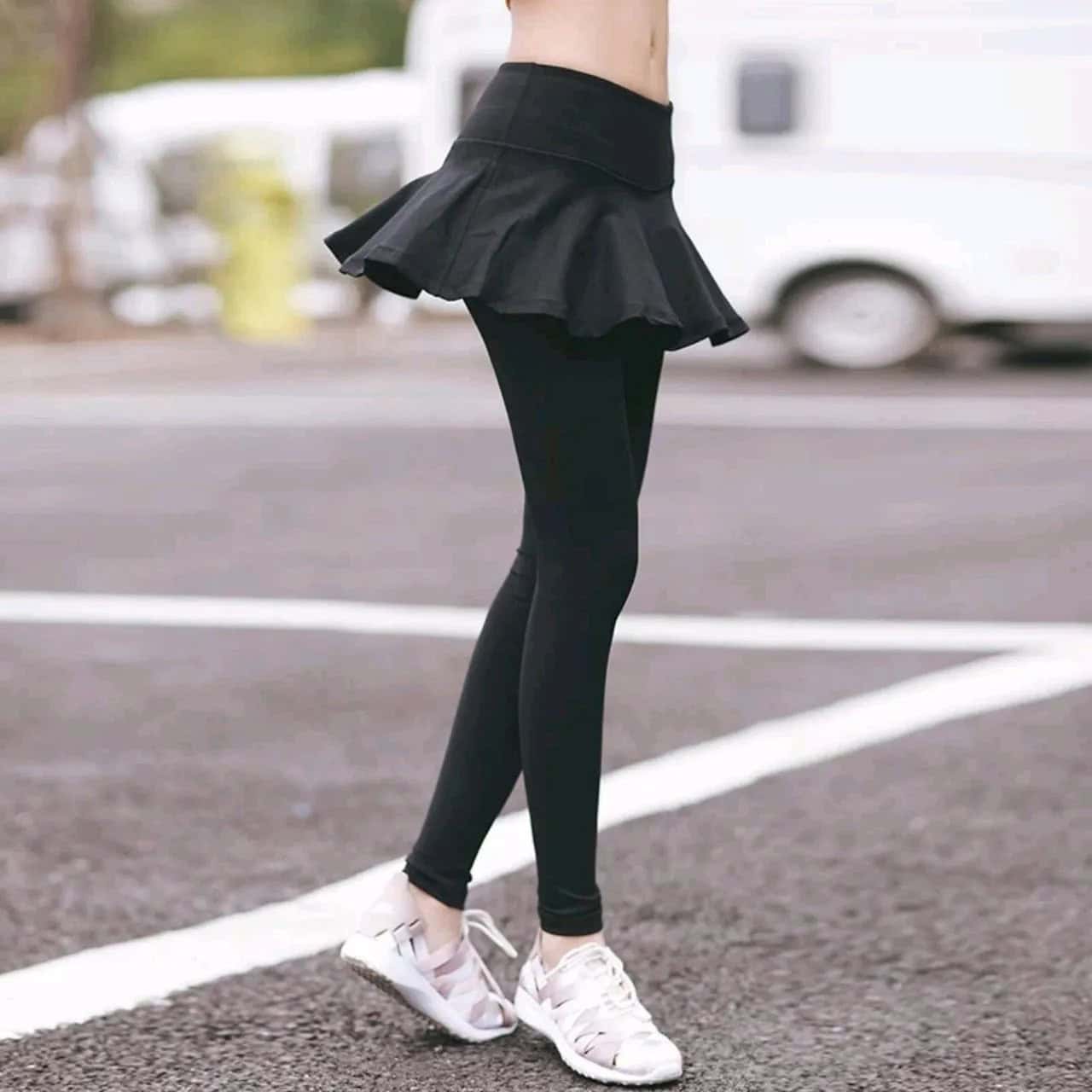 Skirt Over Running Tights