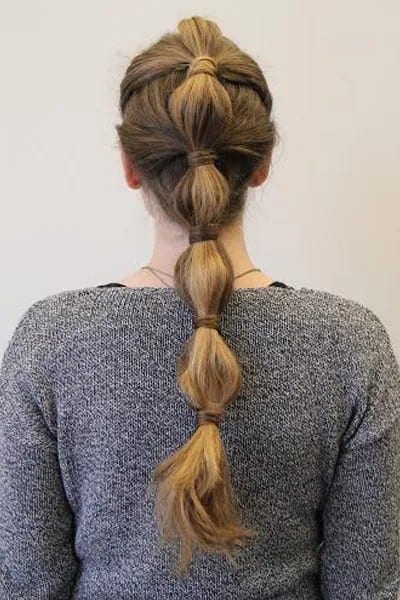 Segmented Ponytail