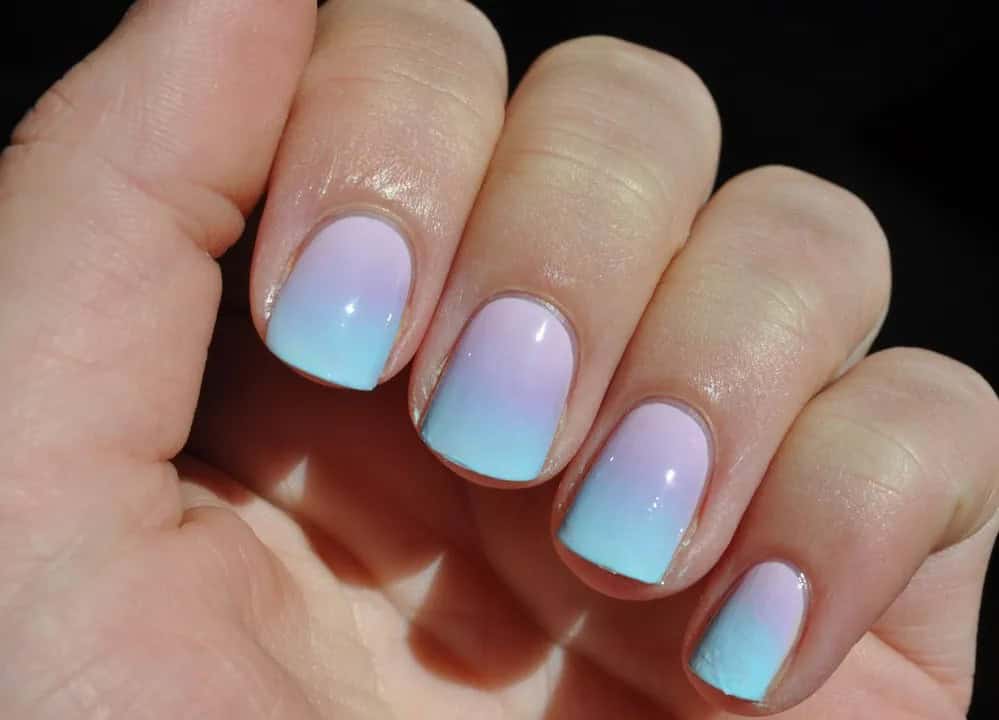 Pastel Ombre Nails