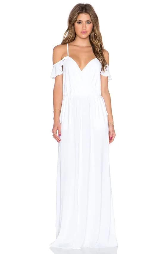 Maxi Cold Shoulder Dress