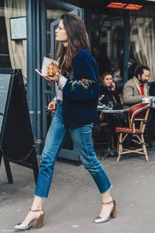 Velvet Embroidered Jacket