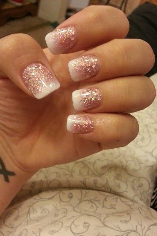 Glitter Ombre Nails