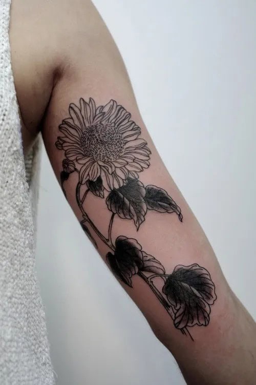 Bicep Tattoos for women