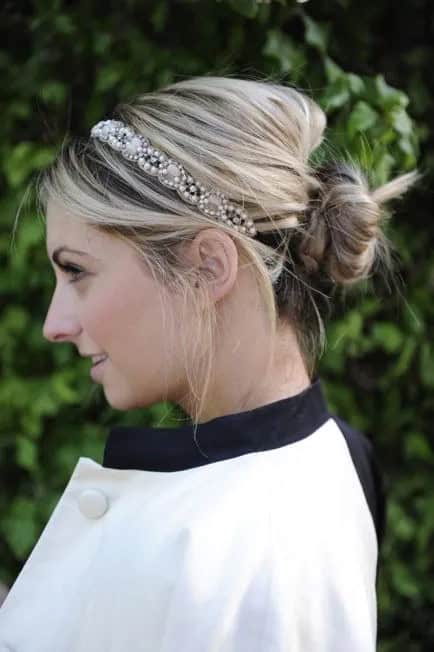 Easy messy updo