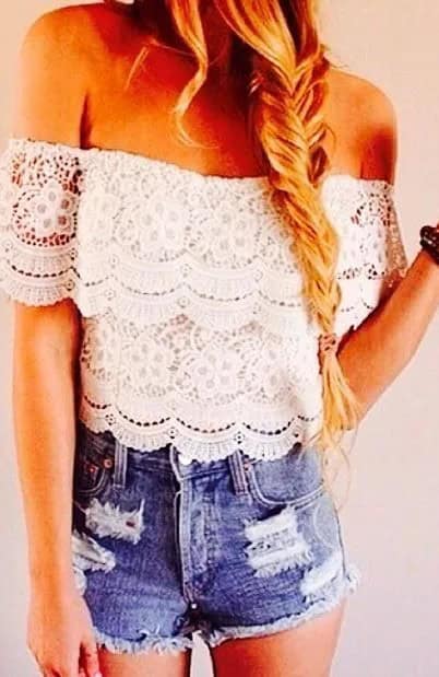 Boho Crop Tops