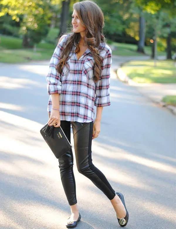 Boyfriend Shirt and Leggings