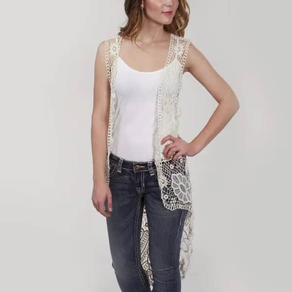 Wear with White Vest Top & Dark Blue Skinny Jeans