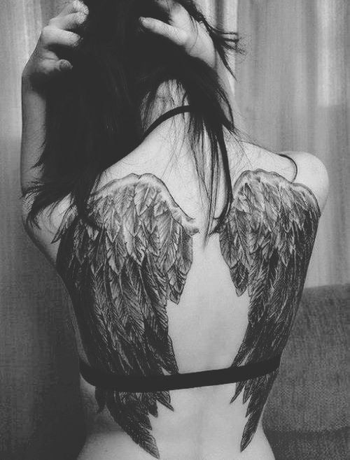 WING TATTOOS are the symbol of lightness and spirituality.