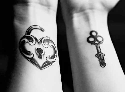 Matching Couple Tattoos