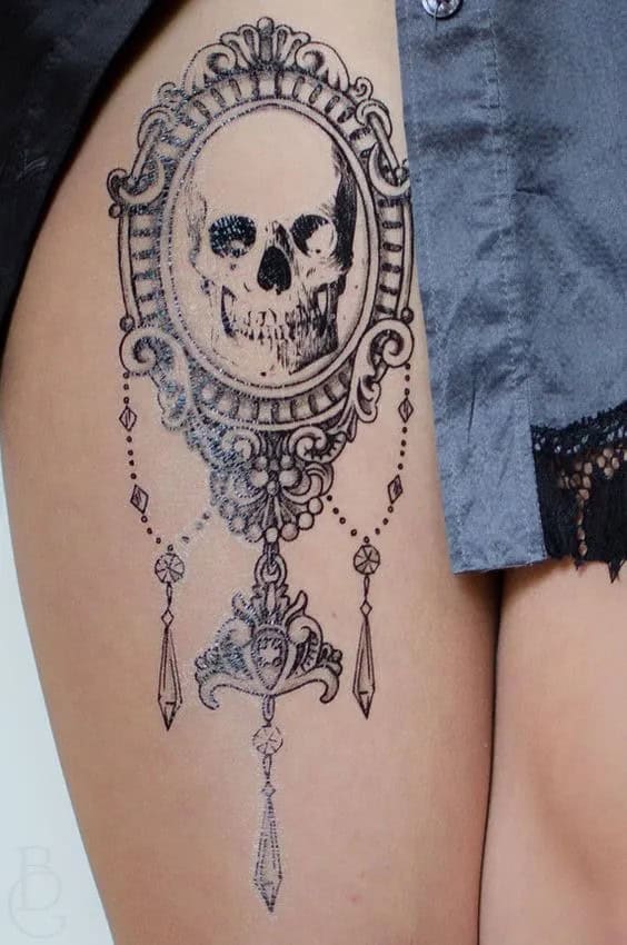 SKULL IN THE MIRROR TATTOOS