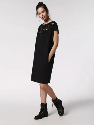 Hybrid Black Shift Dress