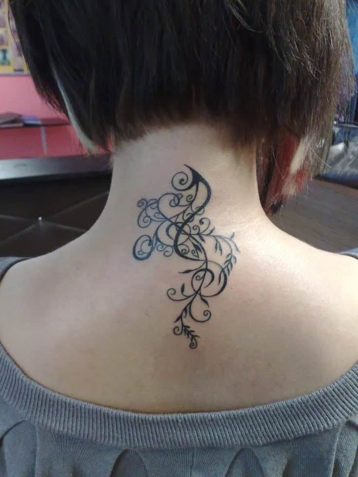 Neck Tattoos for Women