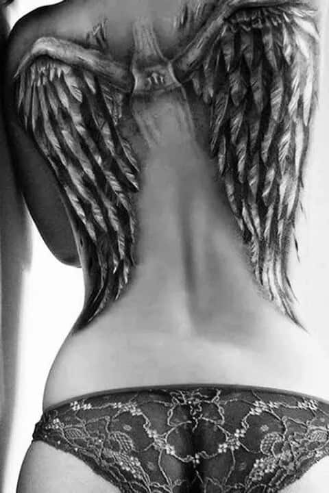 WING TATTOOS are the symbol of lightness and spirituality.