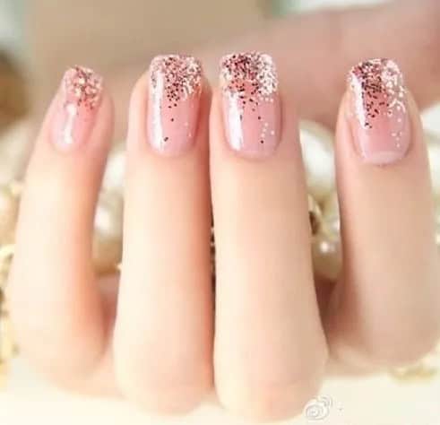 Glitter Ombre Nails