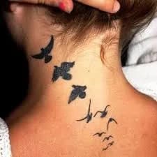 Neck Tattoos for Women