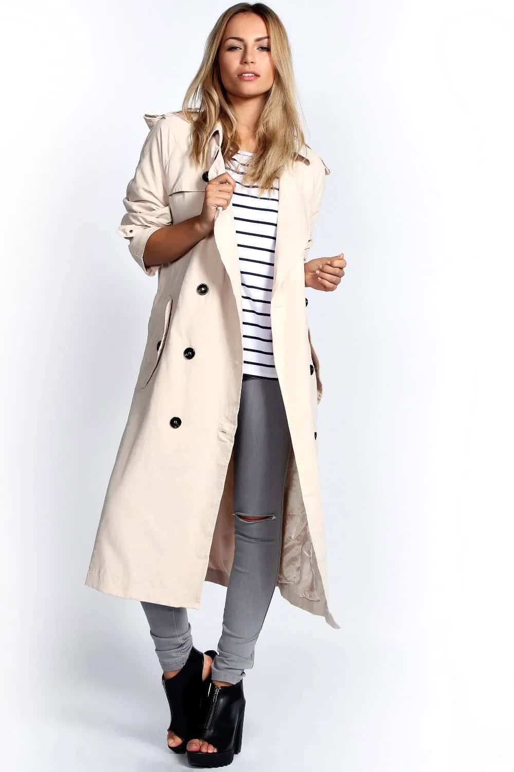 Longline Trench Coat