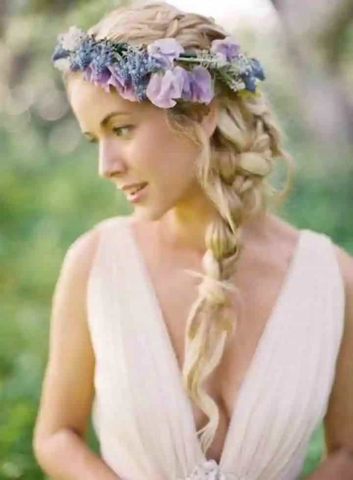 Boho wedding hairstyles