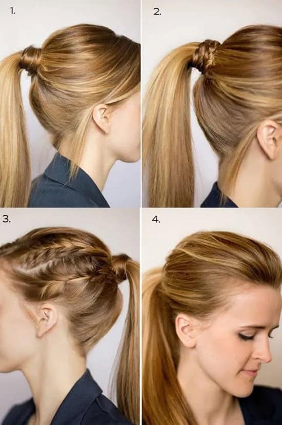 Cute Ponytail Hairstyles for Medium-Length Hair